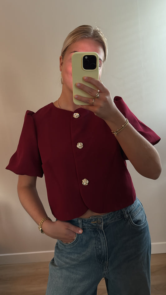 Blazertop bordeaux Maud