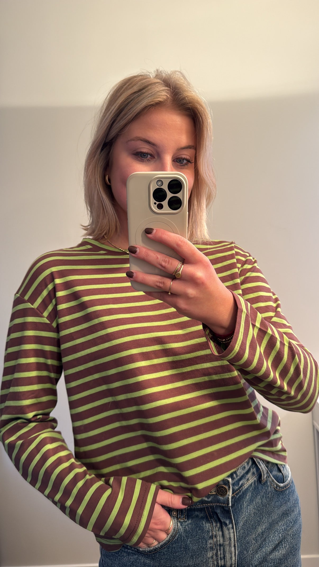 Gestreepte longsleeve Lynn