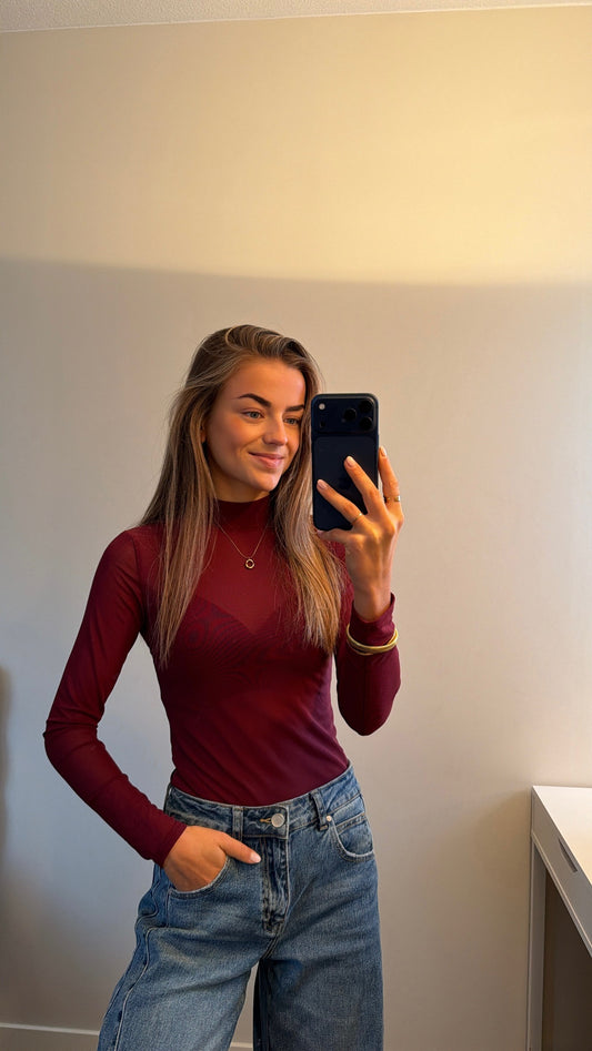 Mesh body bordeaux Roby