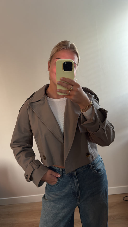 Trenchcoat licht bruin Sen