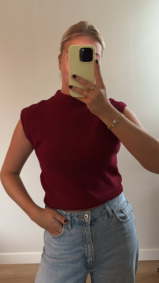 Spencer top rood Kiki