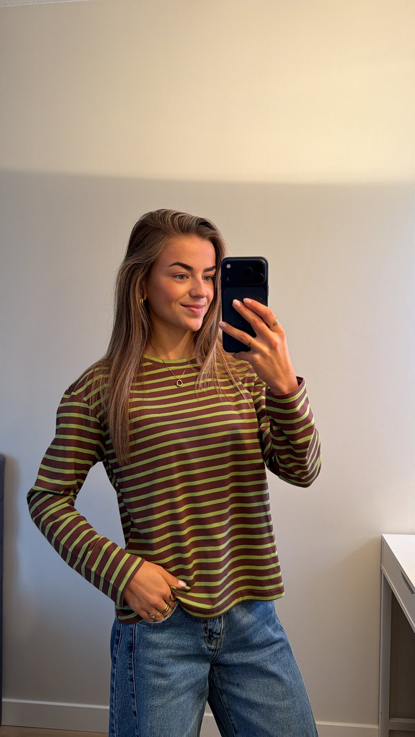 Gestreepte longsleeve Lynn