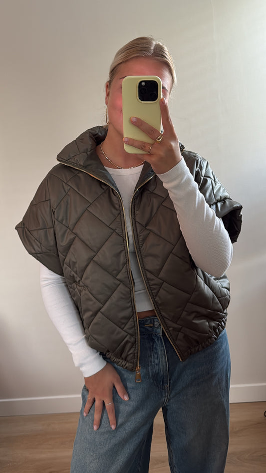 Bodywarmer olijf Lynn