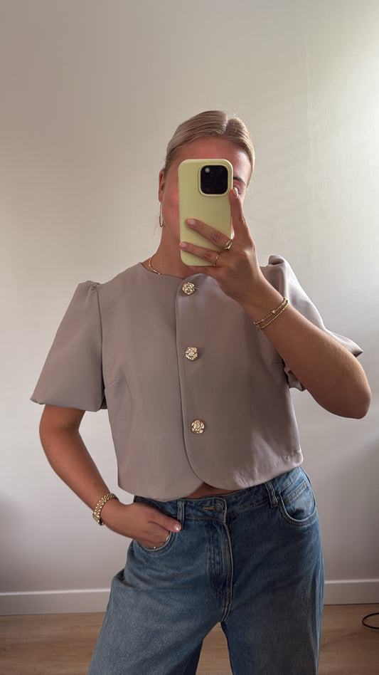 Blazertop beige Maud