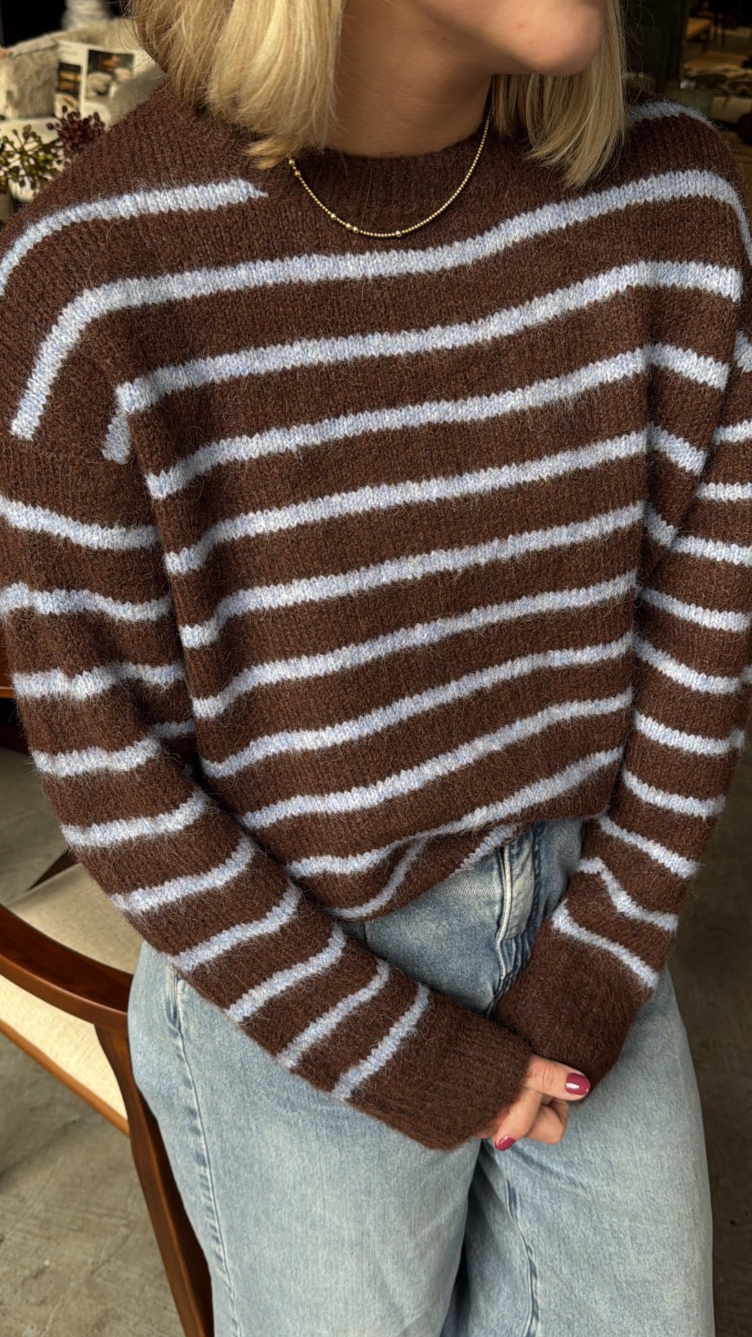 Gestreepte trui Loes