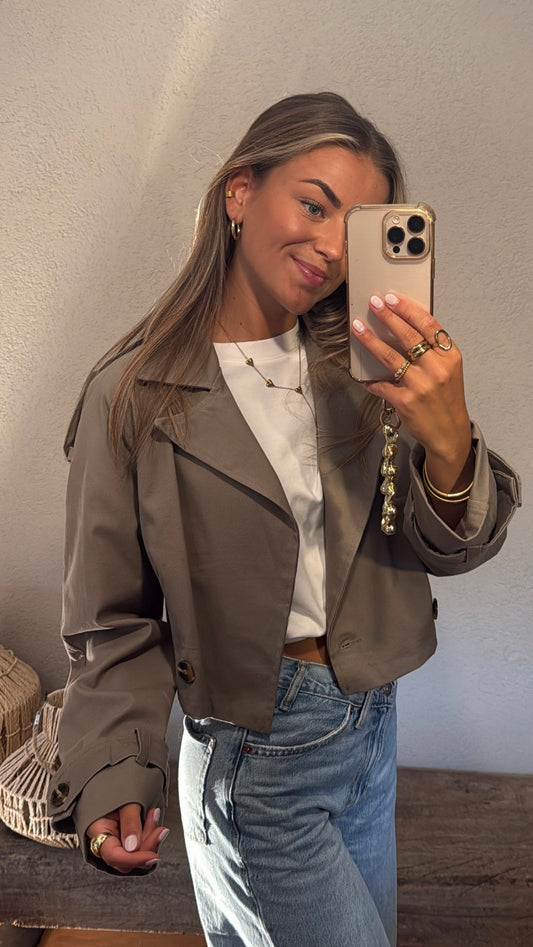 Trenchcoat licht bruin Sen