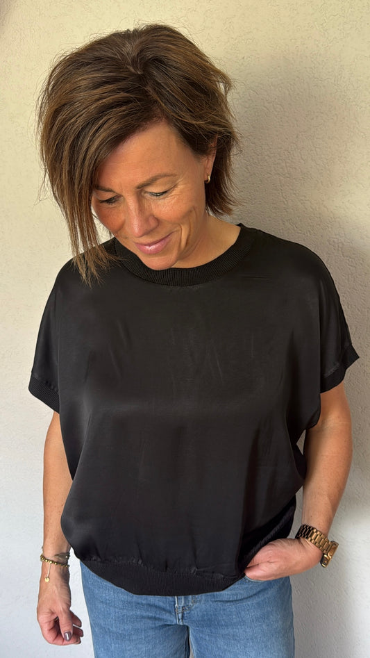 Satijn look shirt An