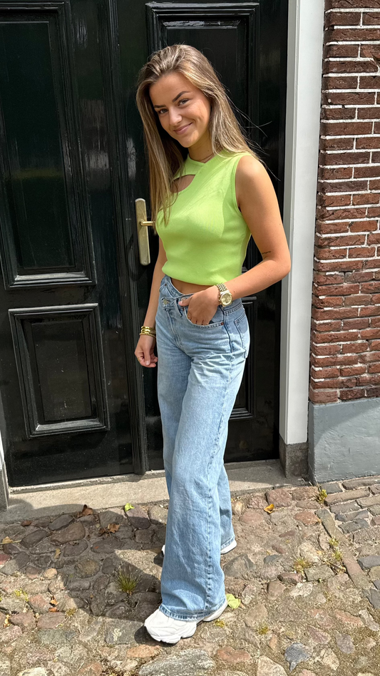 Cut out top lime Juul