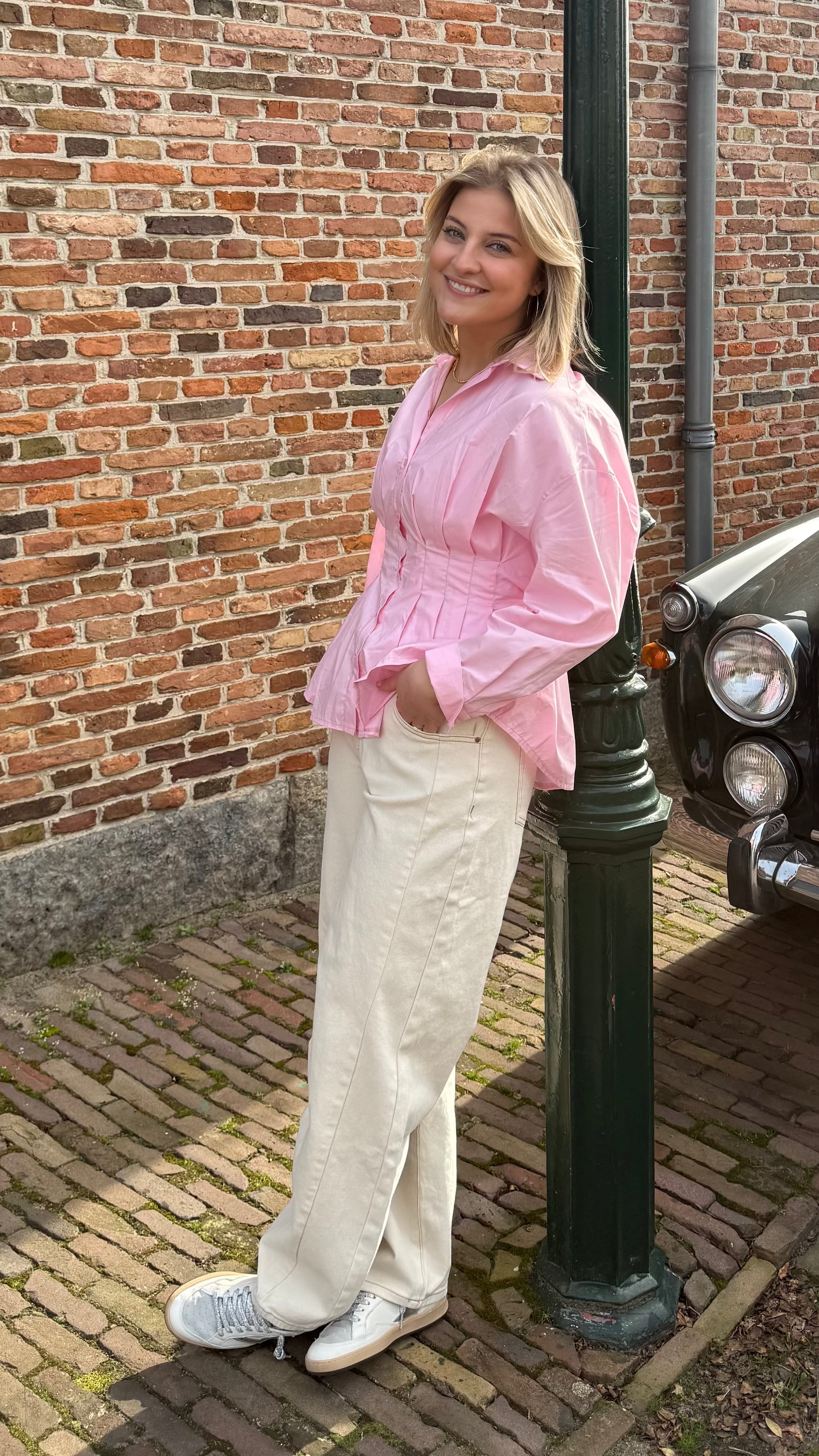 Blouse roze Lola