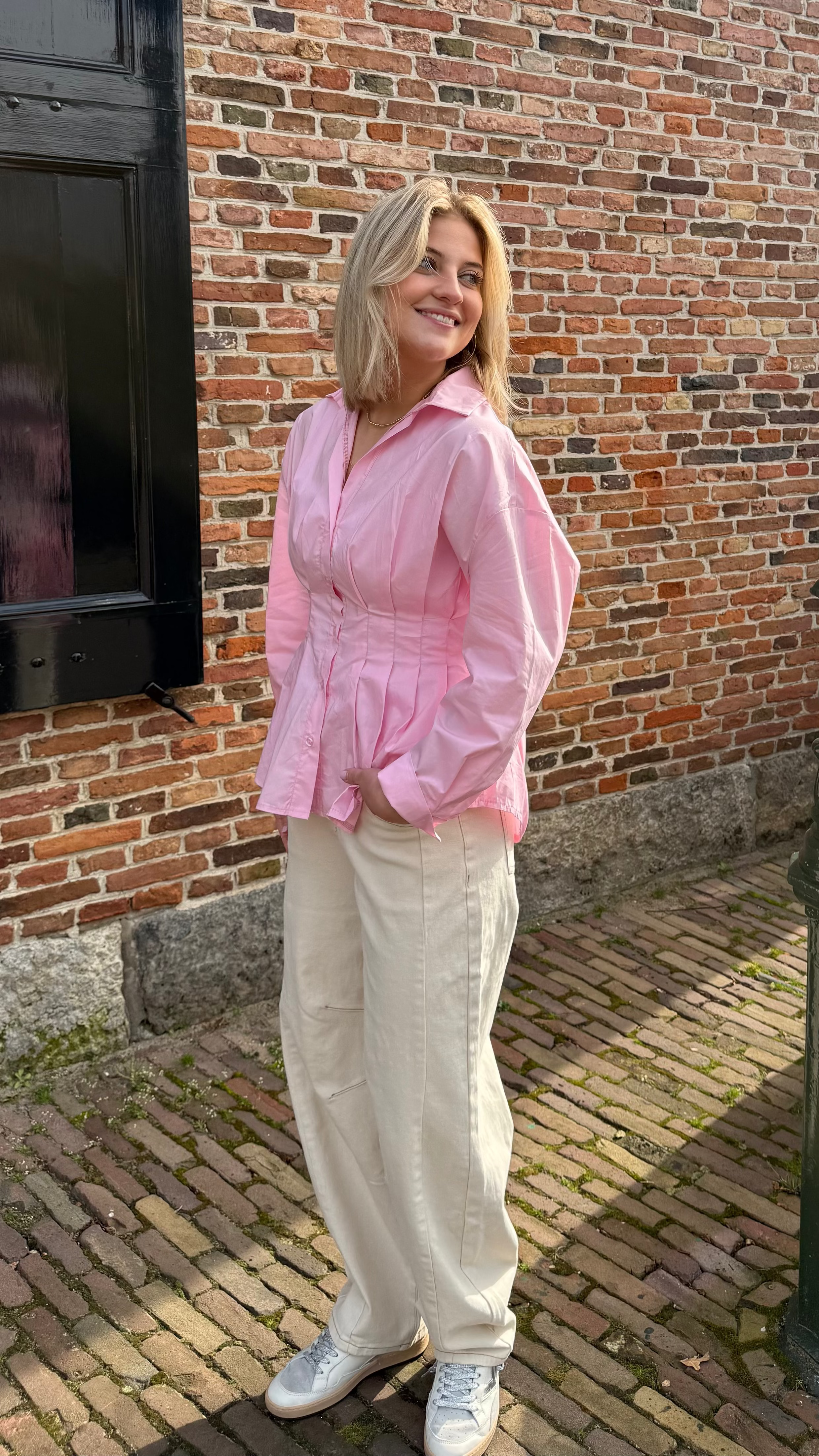 Blouse roze Lola