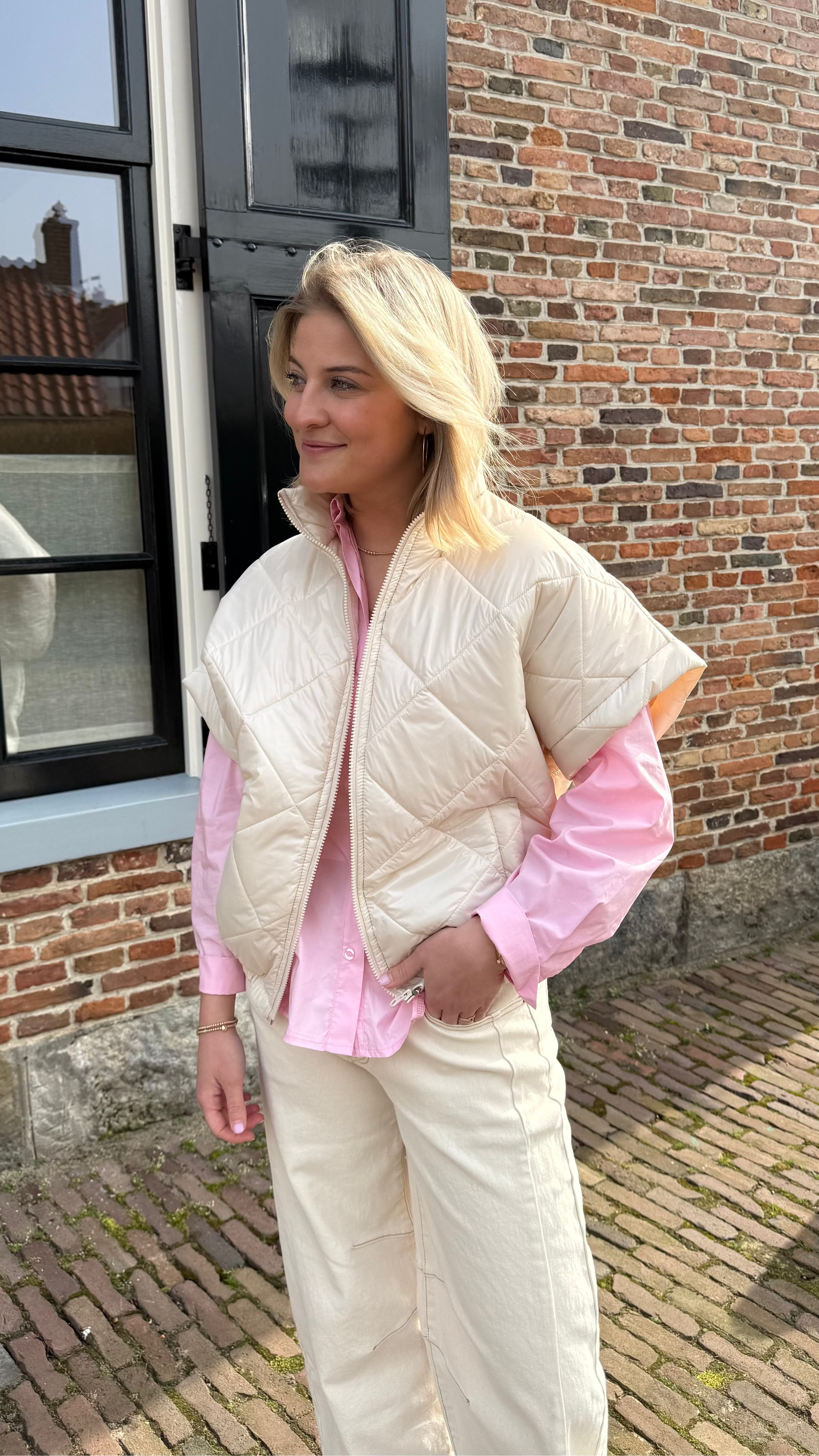 Bodywarmer off white Lot