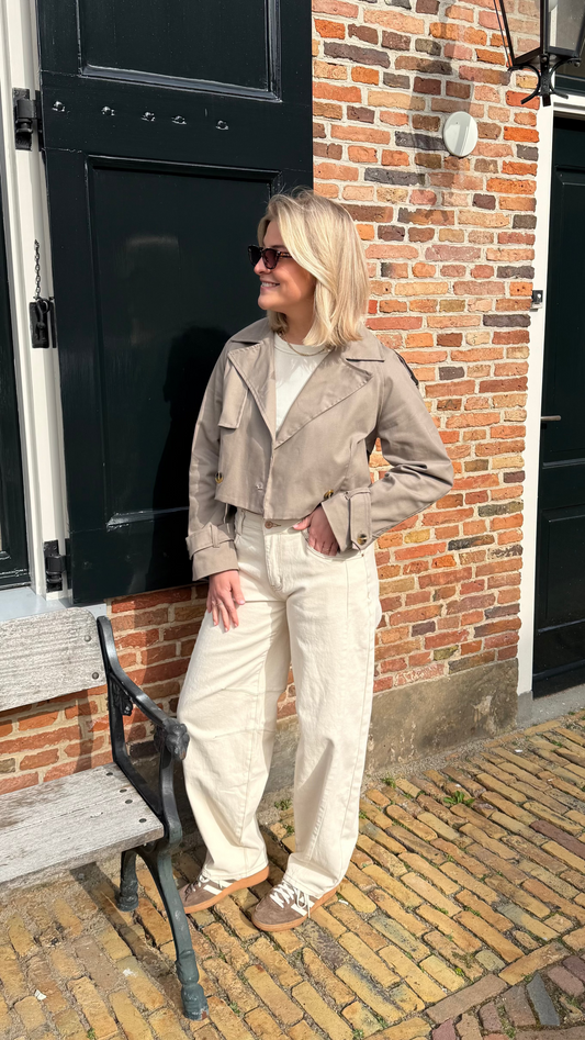 Trenchcoat licht bruin Sen