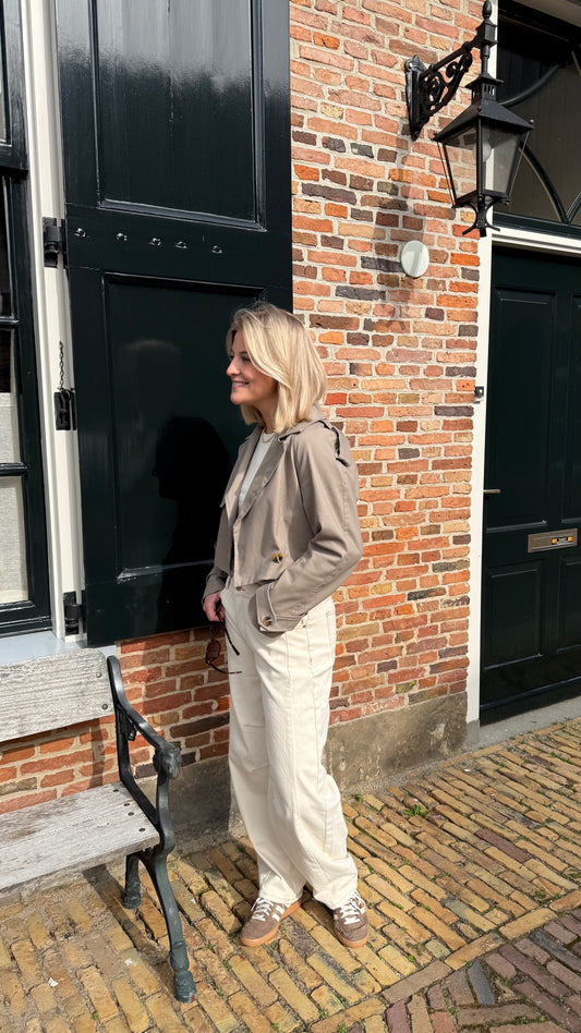 Trenchcoat licht bruin Sen