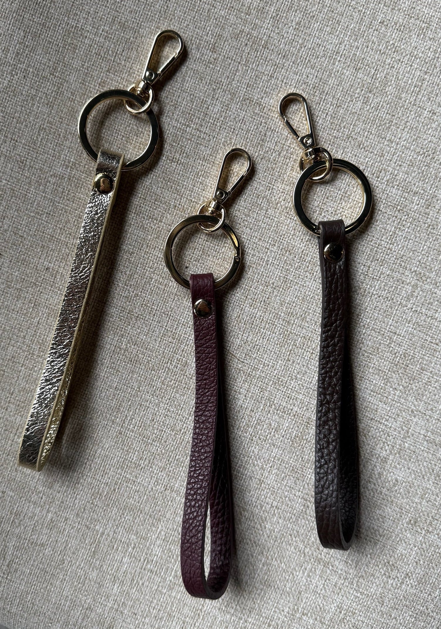 Sleutelhanger leren koord Mare