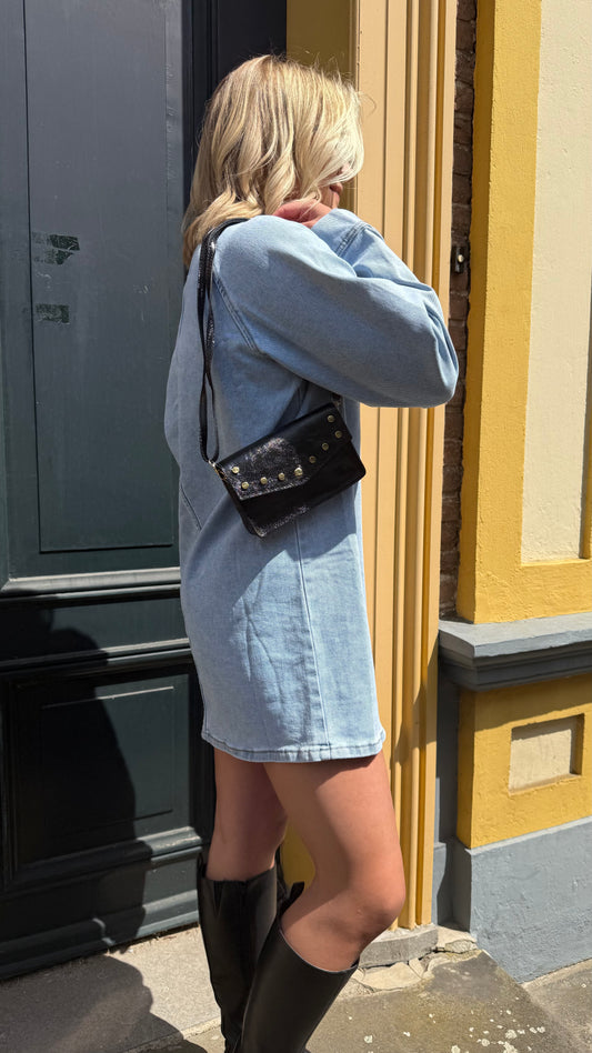 Tasje studs zwart Sem