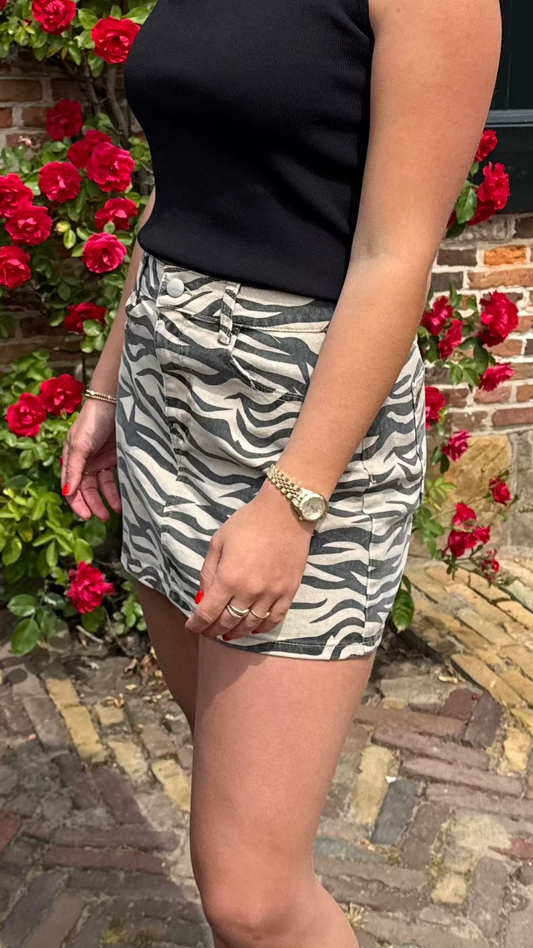 Zebra rokje Roos