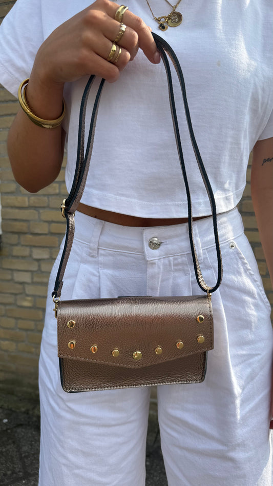 Tasje studs brons Sem