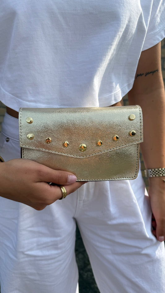 Tasje studs goud Sem