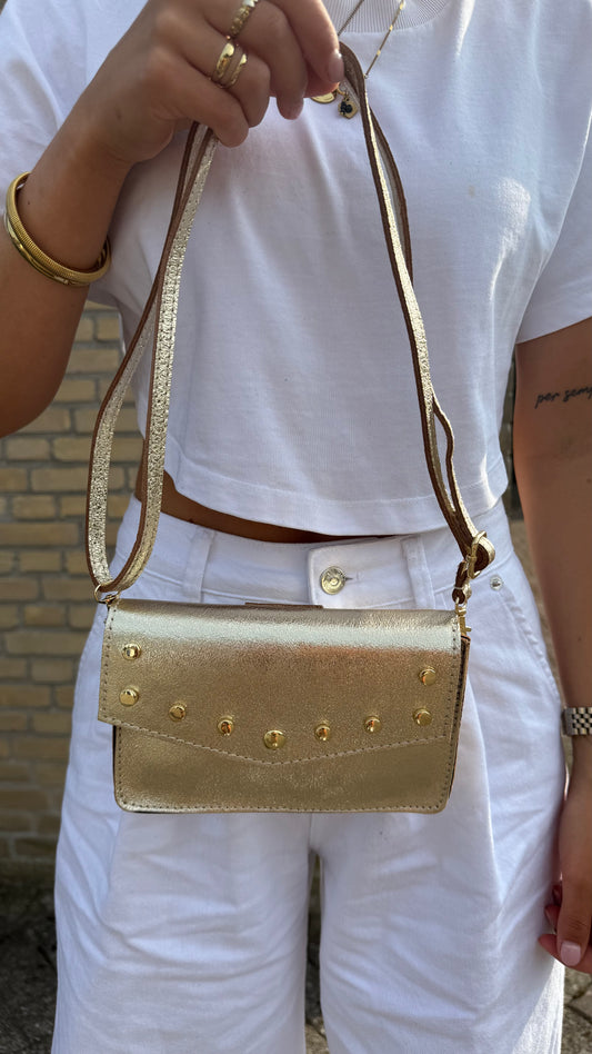 Tasje studs goud Sem